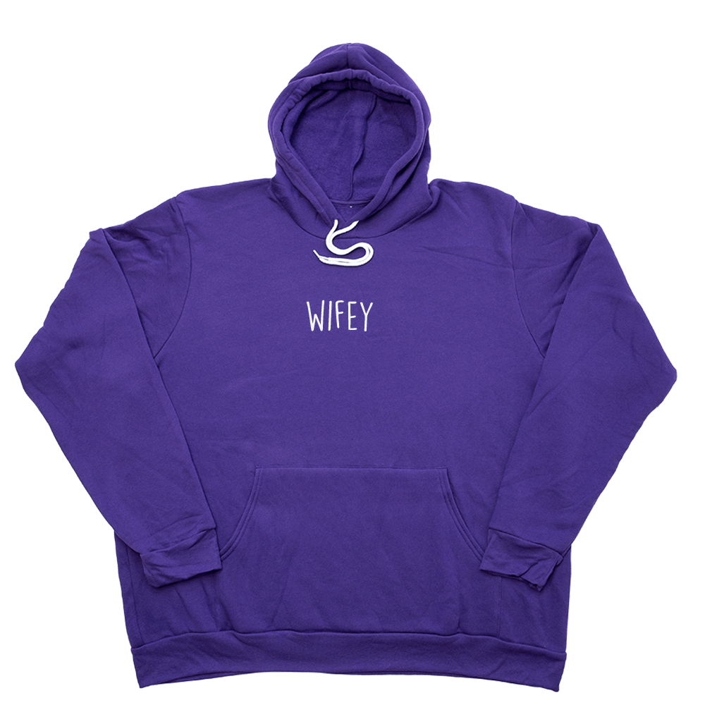 Graphite Wifey Giant Hoodie