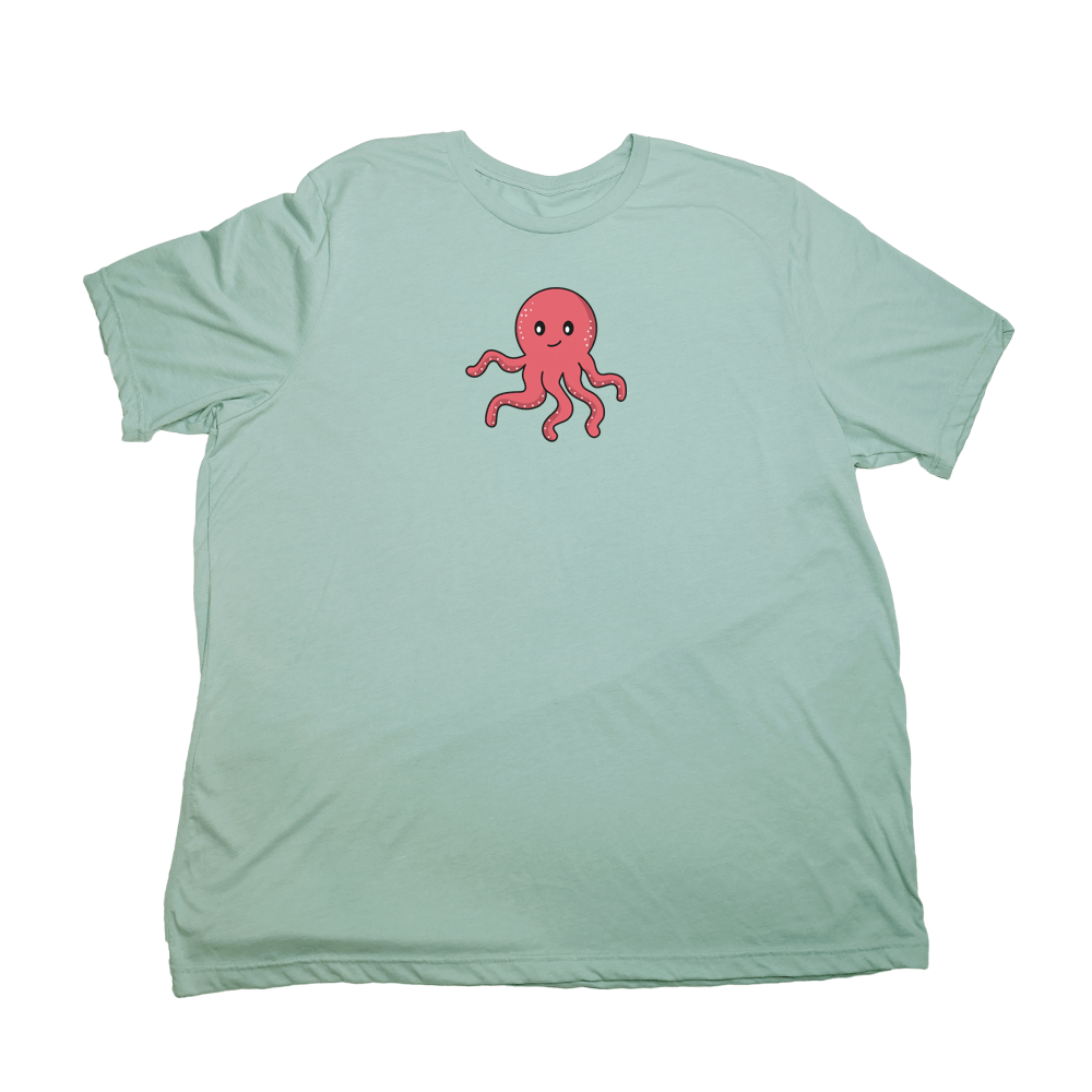 Octopus Giant Shirt - Pastel Green - Giant Hoodies