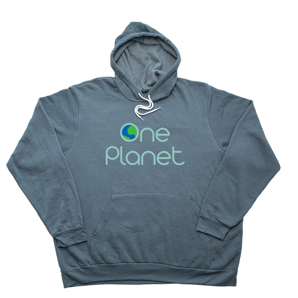 One Planet Giant Hoodie - Slate Blue - Giant Hoodies