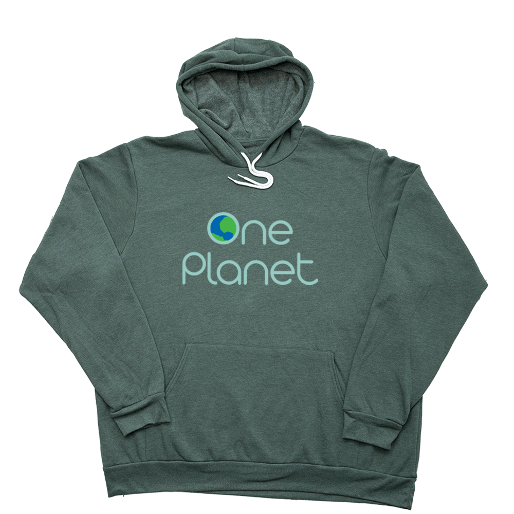 One Planet Giant Hoodie - Heather Forest - Giant Hoodies