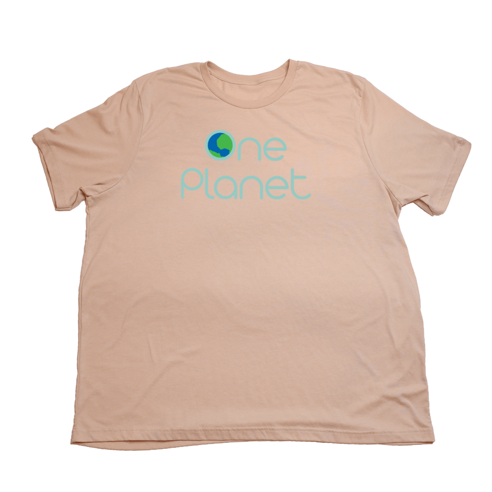 One Planet Giant Shirt - Heather Peach - Giant Hoodies