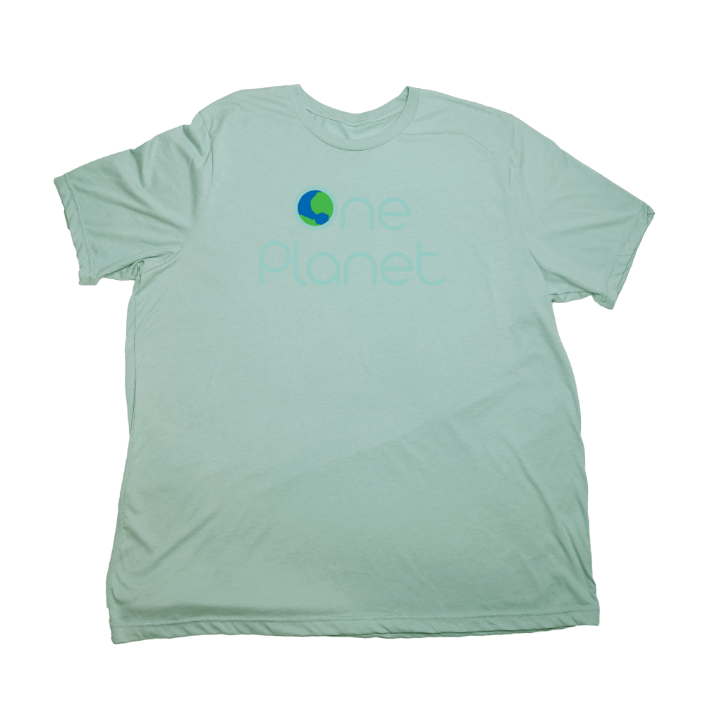One Planet Giant Shirt - Pastel Green - Giant Hoodies