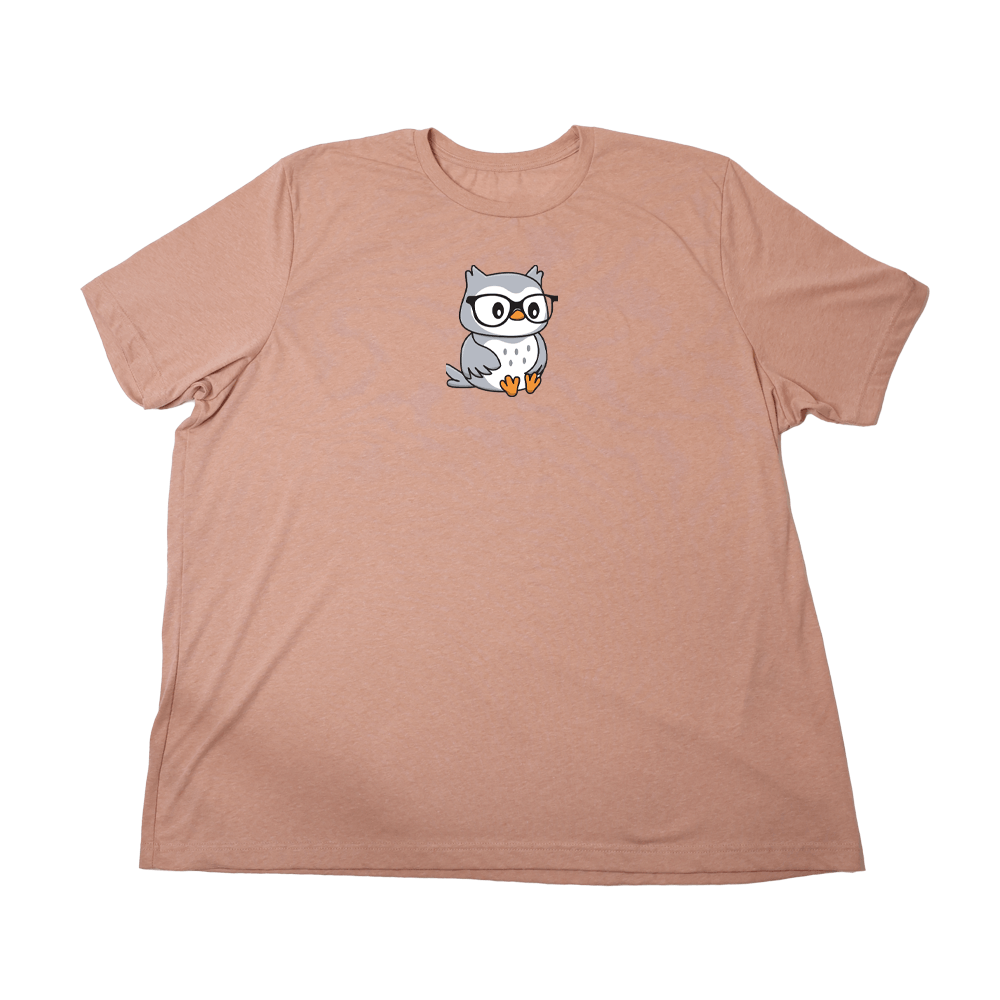 Owl Giant Shirt - Heather Sunset - Giant Hoodies