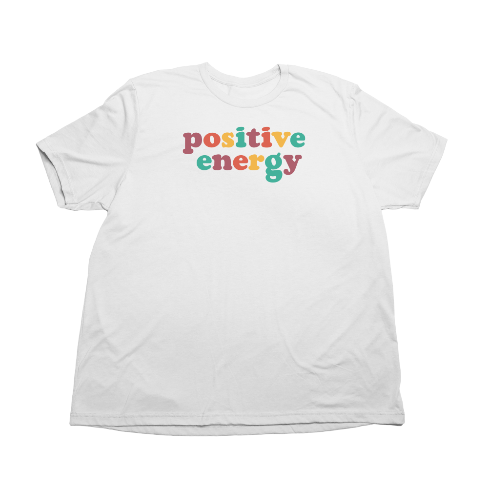 Positive Energy Giant Shirt - Solid White - Giant Hoodies