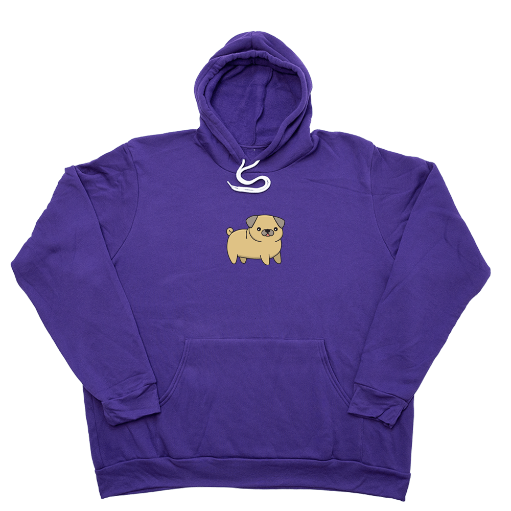 Pug Giant Hoodie - Purple - Giant Hoodies