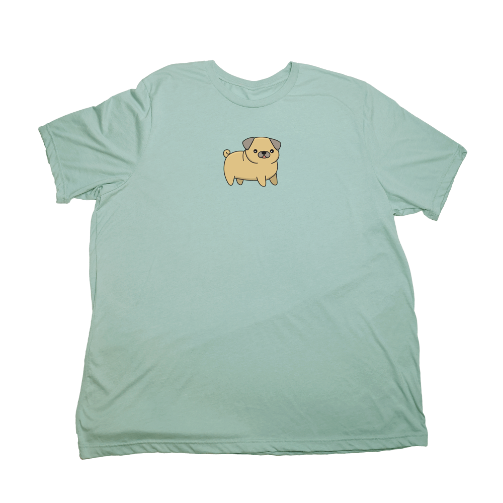 Pug Giant Shirt - Pastel Green - Giant Hoodies