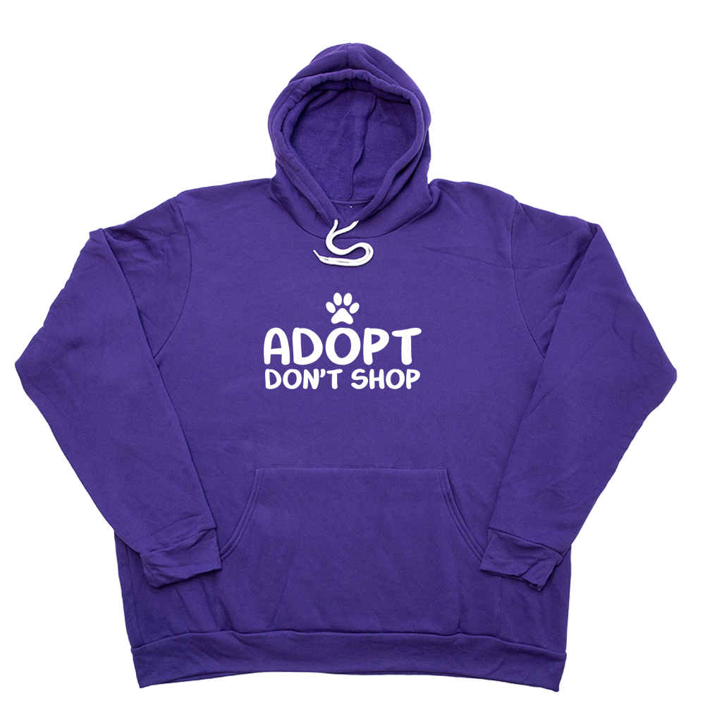 Purple Adopt Dont Shop Giant Hoodie