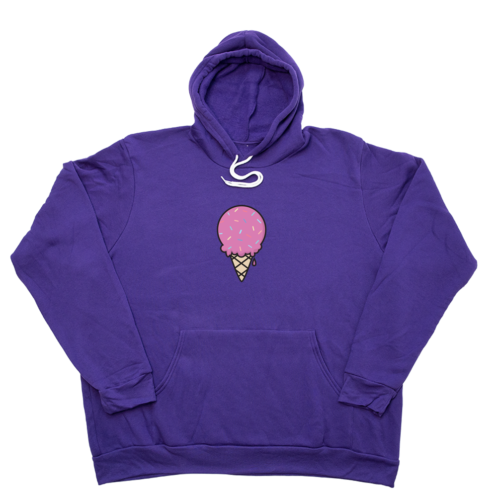 Ice Cream Cone Giant Hoodie - Purple - Giant Hoodies