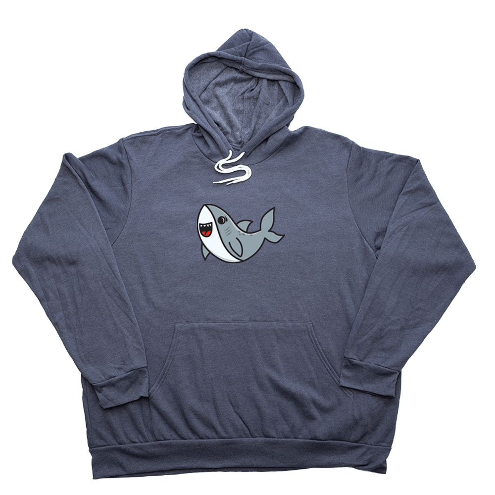 Shark Giant Hoodie - Heather Navy - Giant Hoodies