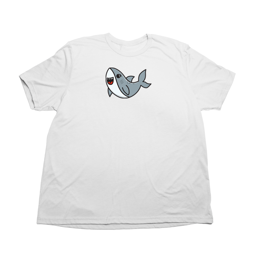 Shark Giant Shirt - Solid White - Giant Hoodies