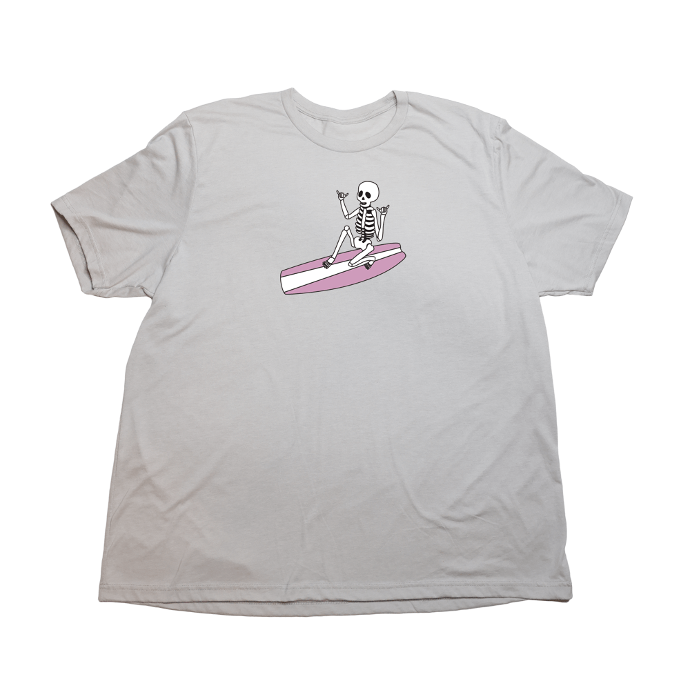Skeleton Surfer Giant Shirt - Cool Gray - Giant Hoodies