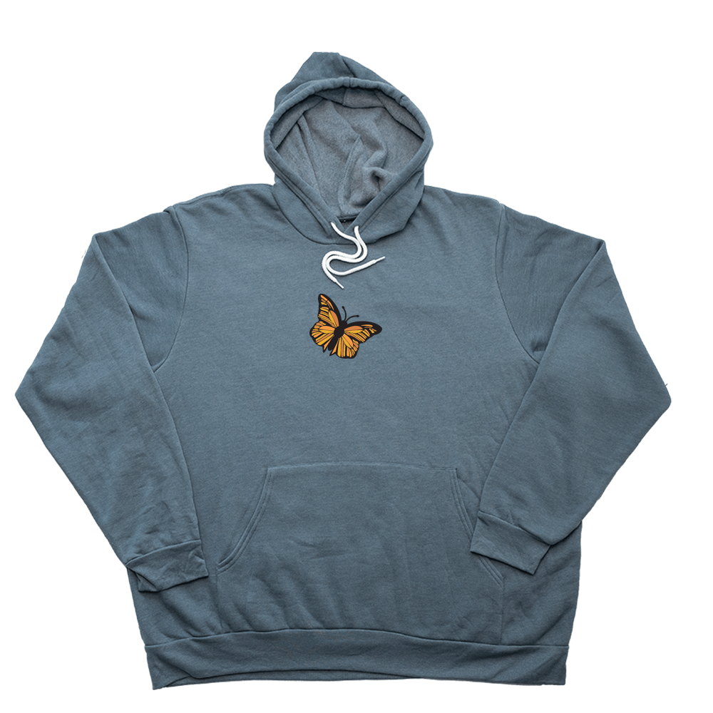 Slate Blue Colorful Butterfly Giant Hoodie