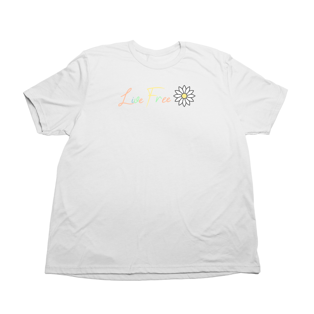 Solid White Live Free Giant Shirt