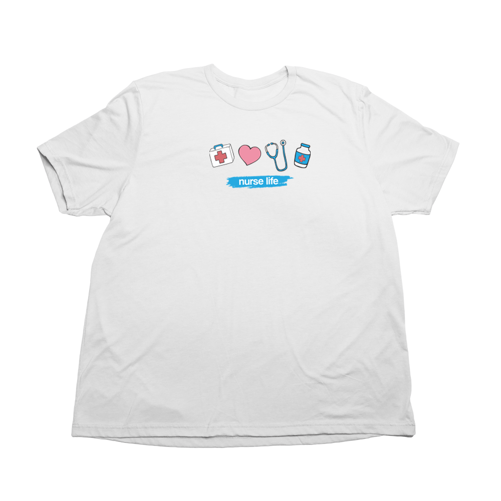 Solid White Nurse Life Giant Shirt