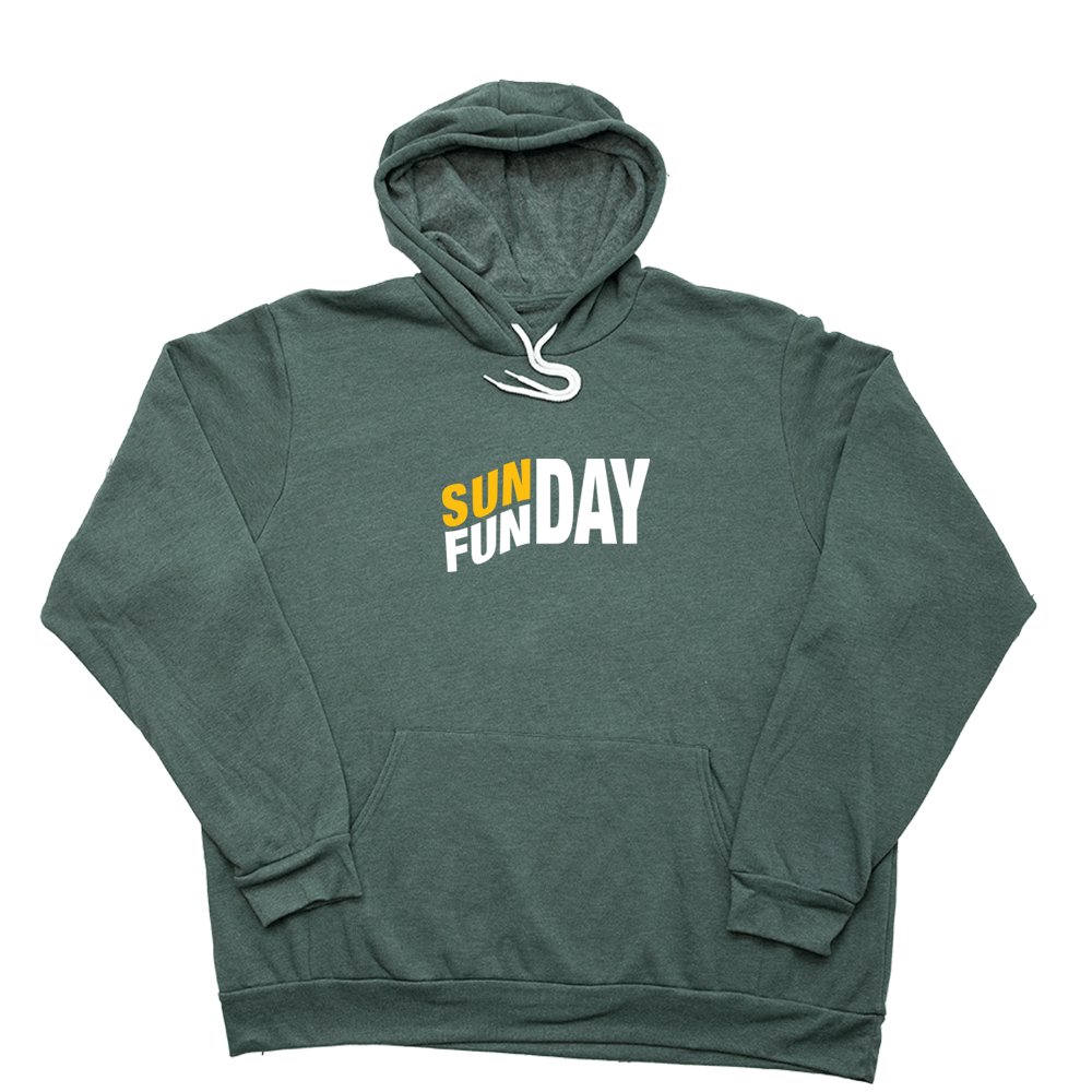 Sunday Funday Giant Hoodie - Heather Forest - Giant Hoodies