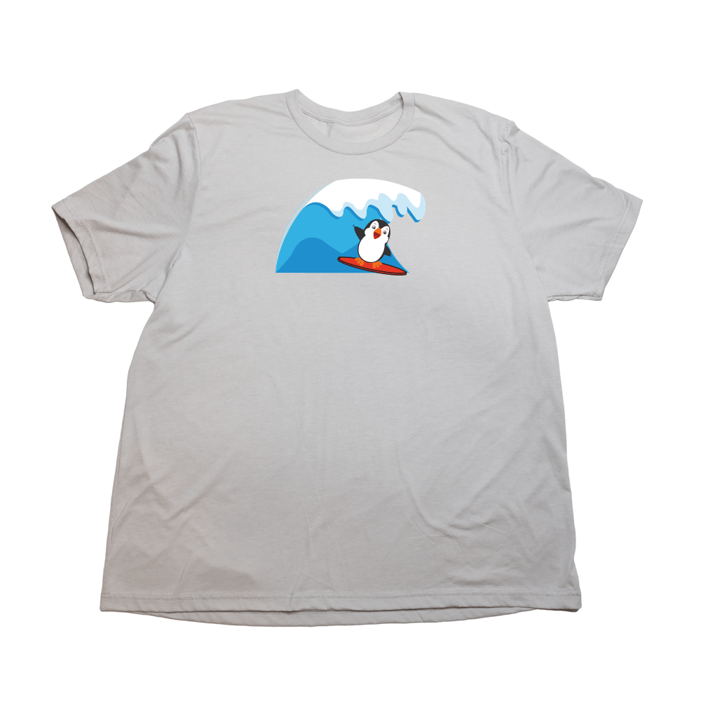 Surf Penguin Giant Shirt - Cool Gray - Giant Hoodies