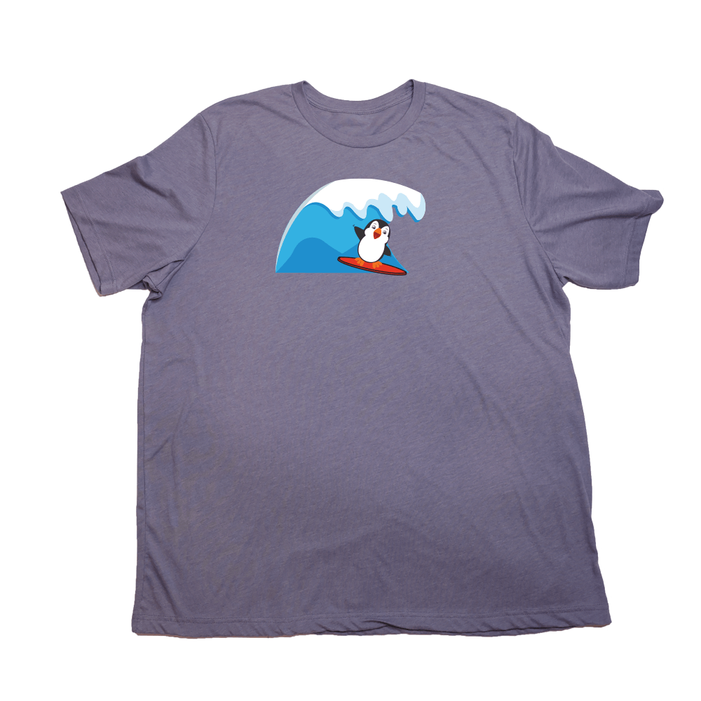 Surf Penguin Giant Shirt - Heather Purple - Giant Hoodies