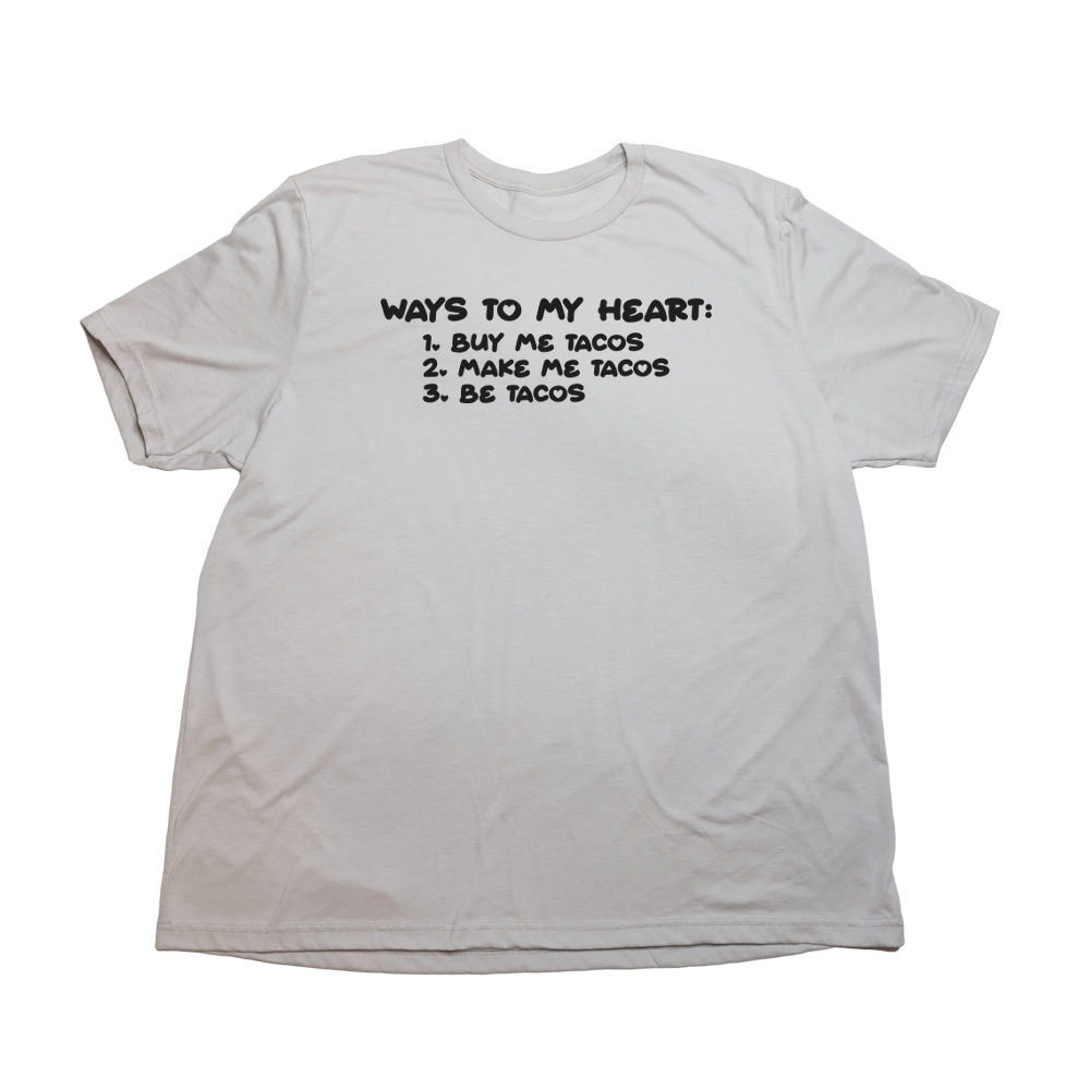 Taco Hearts Giant Shirt - Cool Gray - Giant Hoodies