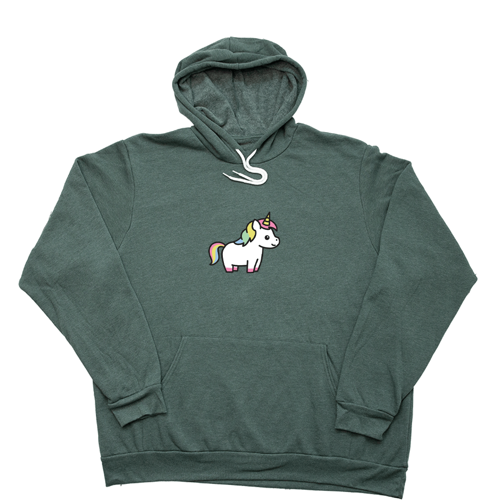 Unicorn Giant Hoodie - Heather Forest - Giant Hoodies