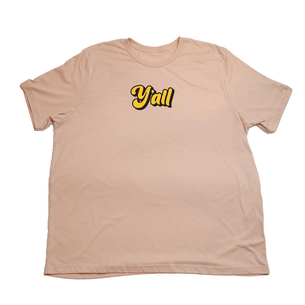 Heather Peach Yall Giant Shirt
